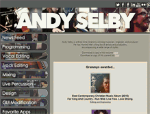 Tablet Screenshot of andyselby.com